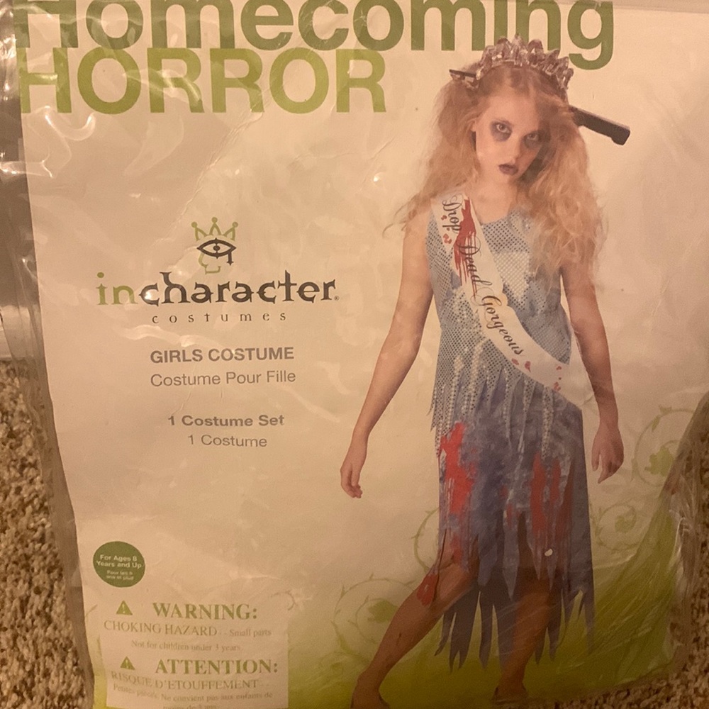 Girls Homecoming Horror Halloween Costume size small 8-10